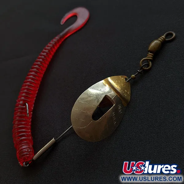 Pflueger June Bug, золото/нікель/червоний, 7 см, блешня оберталка (вертушка) #18186