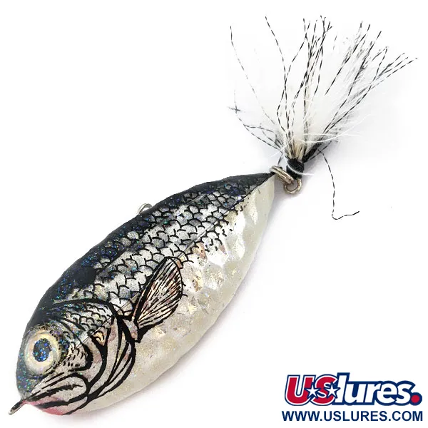 Renosky Lures Renegade Crystalina Crippled Shad, silver, 12 г, воблер #18202