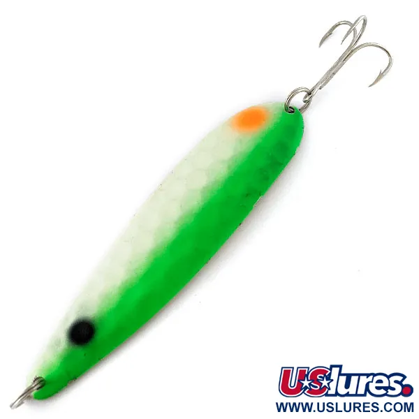 Worth Hex Trolling Spoons Glow, зелений Glow - світиться у темряві, 20 г, блесна коливалка (колебалка) #18240