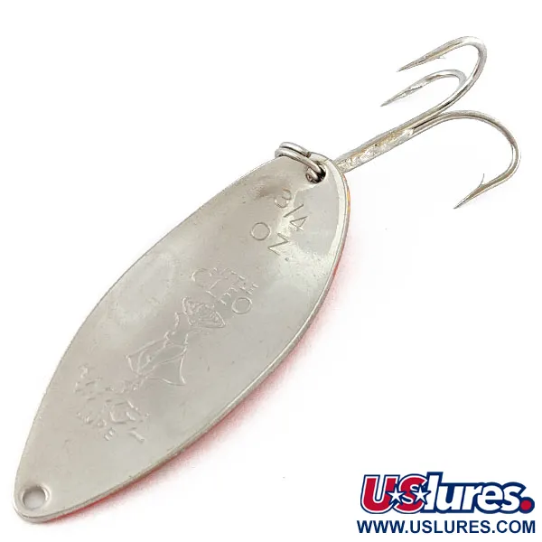 Seneca Little Cleo (Hula Girl), нікель/помаранчевий, 21 г, блесна коливалка (колебалка) #18249