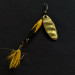  Glen Evans Shyster, золото/чорний/жовтий, 7 г, блешня оберталка (вертушка) #18255