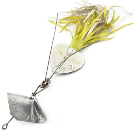 Fred Arbogast Hawaiian Wiggler No. 2-1/2 Sputterfuss Frog, Frog, 21 г, блешня оберталка (вертушка) #18268