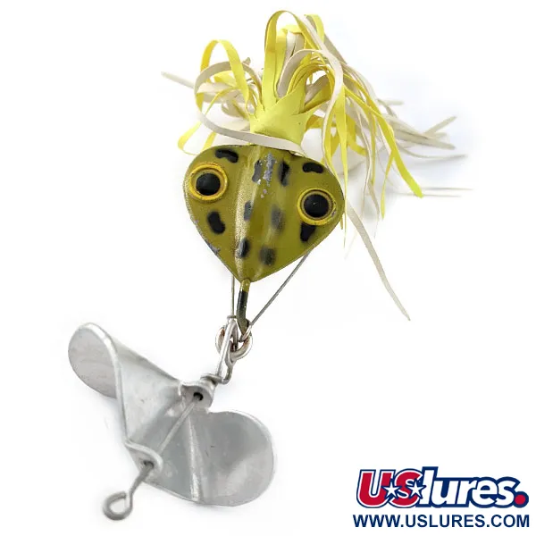  Fred Arbogast Hawaiian Wiggler No. 2-1/2 Sputterfuss Frog, Frog, 21 г, до рибалки #18268