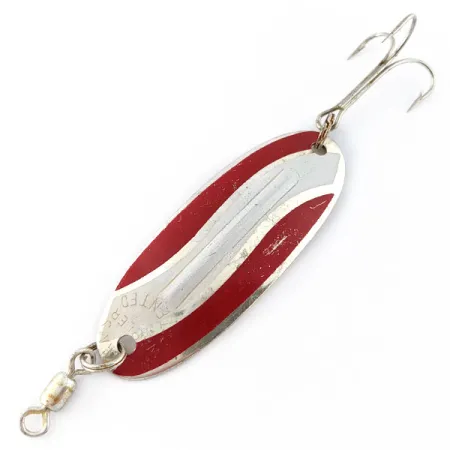 Williams Wabler W50, срібло/червоний, 14 г, блесна коливалка (колебалка) #18427