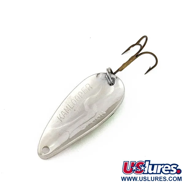 Acme Kamlooper Spoon, нікель/зелений/червоний, 11 г, блесна коливалка (колебалка) #18299