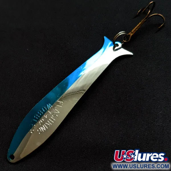 Acme Flash-King Wobbler, нікель/синій, 7 г, блесна коливалка (колебалка) #18316