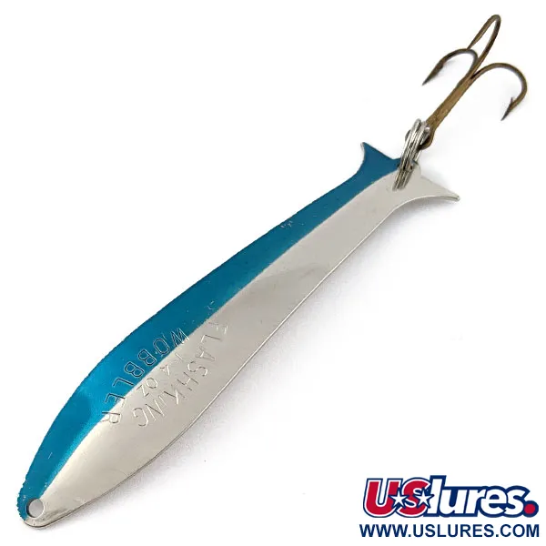 Acme Flash-King Wobbler, нікель/синій, 7 г, блесна коливалка (колебалка) #18316