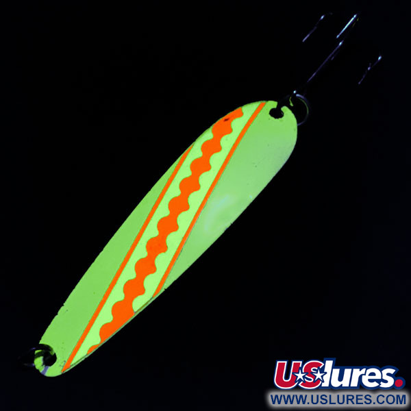  Luhr Jensen Westport Wobbler UV, жовтий, 14 г, блесна коливалка (колебалка) #18368