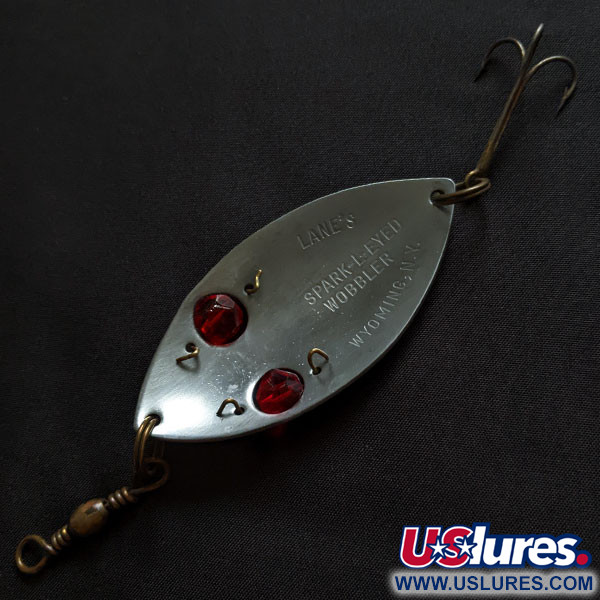 Lanes Tackle & Bait Lane's Spark-l-eyed wobbler, нікель/червоні очі, 25 г, блесна коливалка (колебалка) #18372