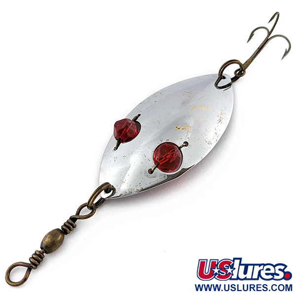 Lanes Tackle & Bait Lane's Spark-l-eyed wobbler, нікель/червоні очі, 25 г, блесна коливалка (колебалка) #18372