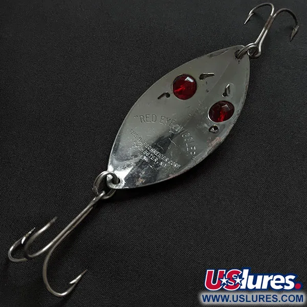 Hofschneider Red Eye Wiggler, нікель/червоні очі, 25 г, блесна коливалка (колебалка) #18375