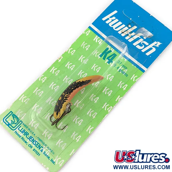 Luhr Jensen Kwikfish K4, bronze crawfish, 1,4 г, воблер #18378