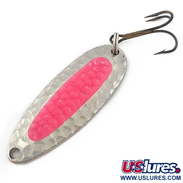  Blue Fox Pixee UV, чеканний нікель/рожевий, 7 г, блесна коливалка (колебалка) #18396