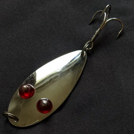 Paul Bunyan Flash eye spoon, нікель/червоні очі, 17 г, блесна коливалка (колебалка) #18400