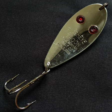 Paul Bunyan Flash eye spoon, нікель/червоні очі, 17 г, блесна коливалка (колебалка) #18400