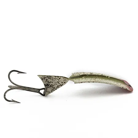 South Bend Flipit 625, білий/червоний/коричневий/блискітки, 8,5 г, блесна коливалка (колебалка) #18406