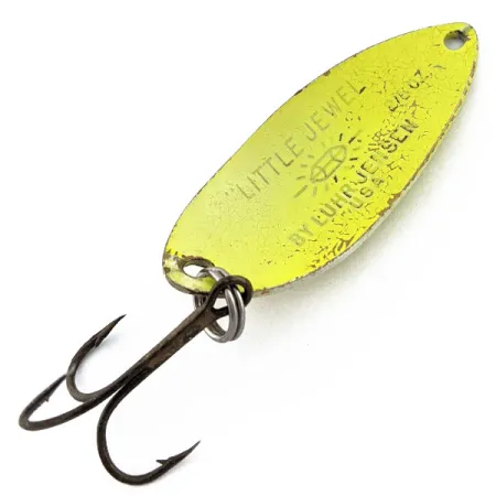 Luhr Jensen Little Jewel, жовтий, 14 г, блесна коливалка (колебалка) #18407