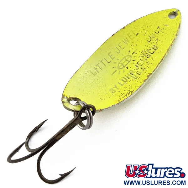Luhr Jensen Little Jewel, жовтий, 14 г, блесна коливалка (колебалка) #18407