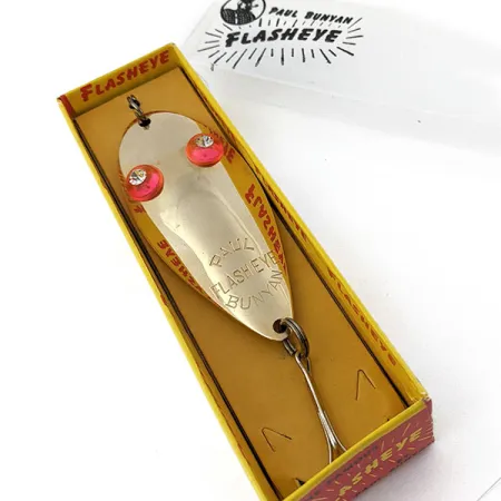 Prescott Spinner Paul Bunyan Flash eye spoon, нікель/червоні очі, 17 г, блесна коливалка (колебалка) #18410