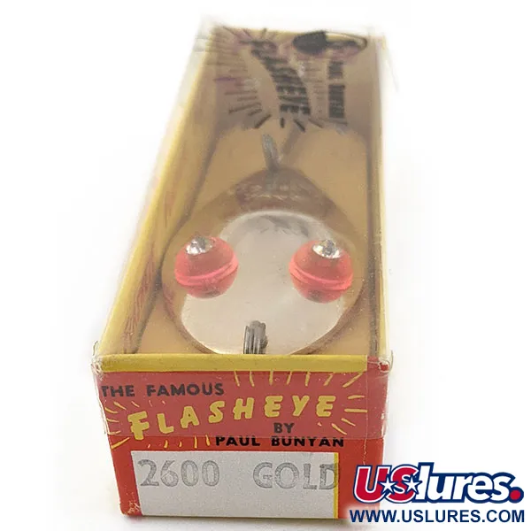 Prescott Spinner Paul Bunyan Flash eye spoon, нікель/червоні очі, 17 г, блесна коливалка (колебалка) #18410