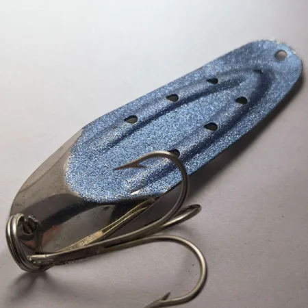 Rustowicz Charger №3, нікель/синій, 12,5 г, блесна коливалка (колебалка) #18414