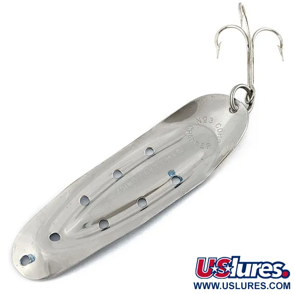 Rustowicz Charger №3, нікель/синій, 12,5 г, блесна коливалка (колебалка) #18414