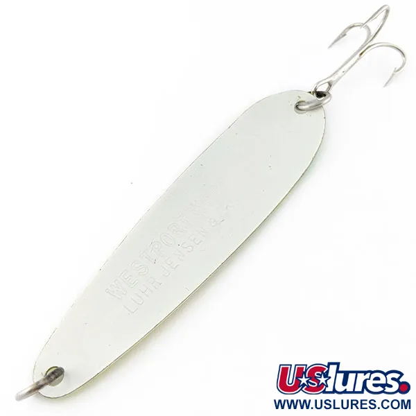 Luhr Jensen Westport Wobbler, жовтий/зелений/білий, 14, блесна коливалка (колебалка) #18443