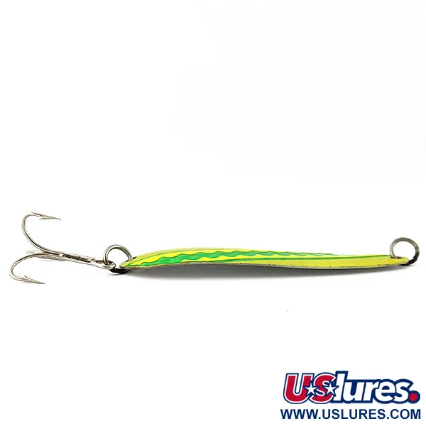 Luhr Jensen Westport Wobbler, жовтий/зелений/білий, 14, блесна коливалка (колебалка) #18443