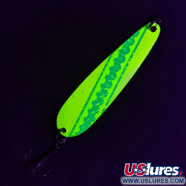 Luhr Jensen Westport Wobbler, жовтий/зелений/білий, 14, блесна коливалка (колебалка) #18443