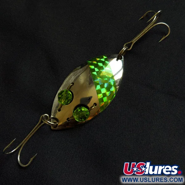 Eppinger Red Eye Junior, нікель/зелений, 13 г, блесна коливалка (колебалка) #18448