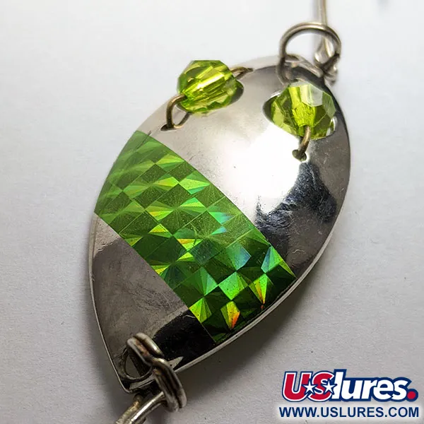 Eppinger Red Eye Junior, нікель/зелений, 13 г, блесна коливалка (колебалка) #18448