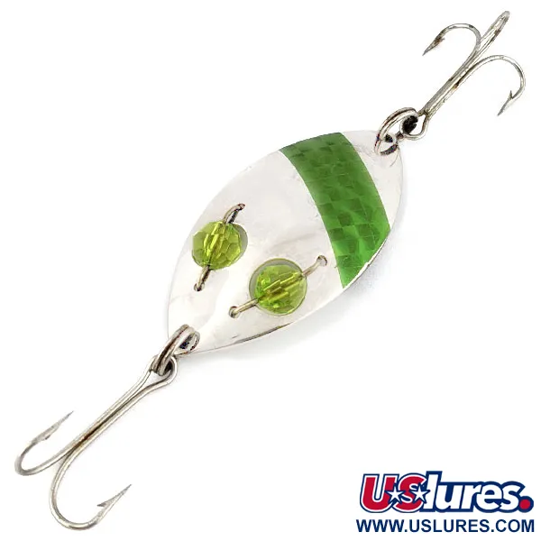 Eppinger Red Eye Junior, нікель/зелений, 13 г, блесна коливалка (колебалка) #18448