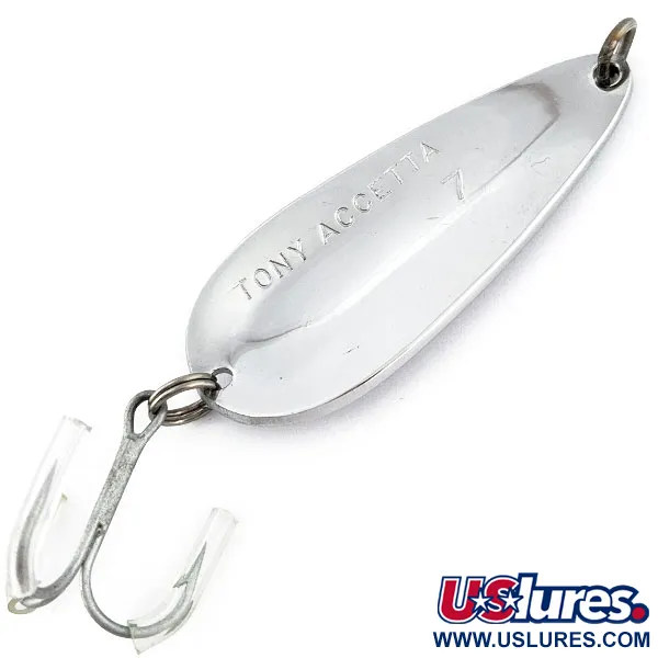  Tony Accetta 7, нікель, 21 г, блесна коливалка (колебалка) #18449