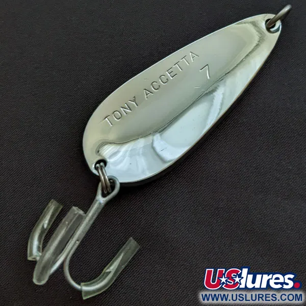  Tony Accetta 7, нікель, 21 г, блесна коливалка (колебалка) #18449