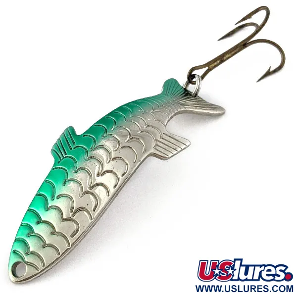 Acme Phoebe, нікель/зелений, 7 г, блесна коливалка (колебалка) #18453