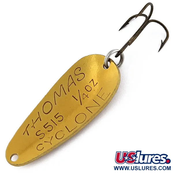  Thomas Cyclone, золото, 7 г, блесна коливалка (колебалка) #18470