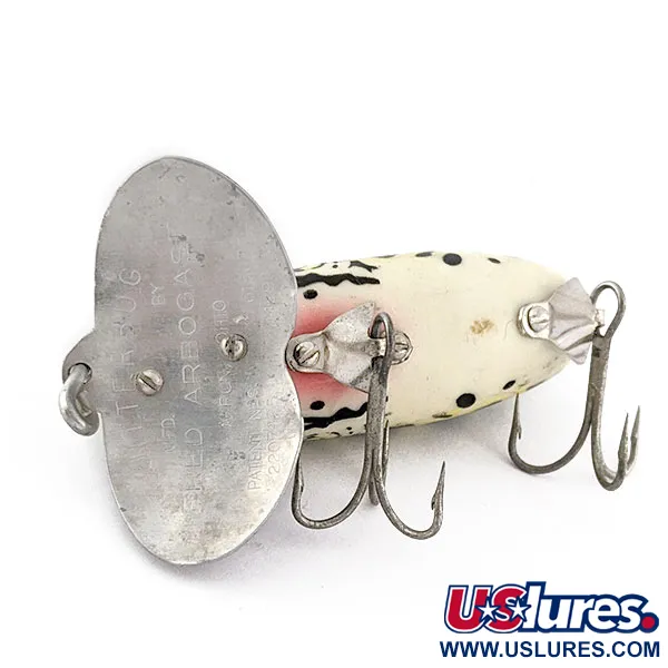  Fred Arbogast Seein's Believin' green leopard frog (1970s), green  leopard frog, 10 г, воблер #18477