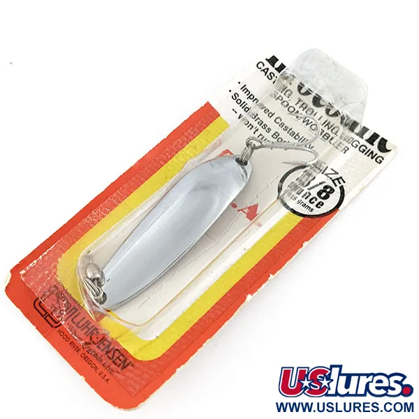 Luhr Jensen Krocodile #3, хром, 14 г, блесна коливалка (колебалка) #18482