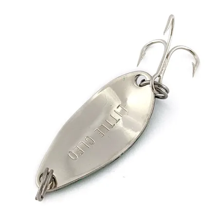 Acme Little Cleo, нікель/зелений, 3,5 г, блесна коливалка (колебалка) #18487