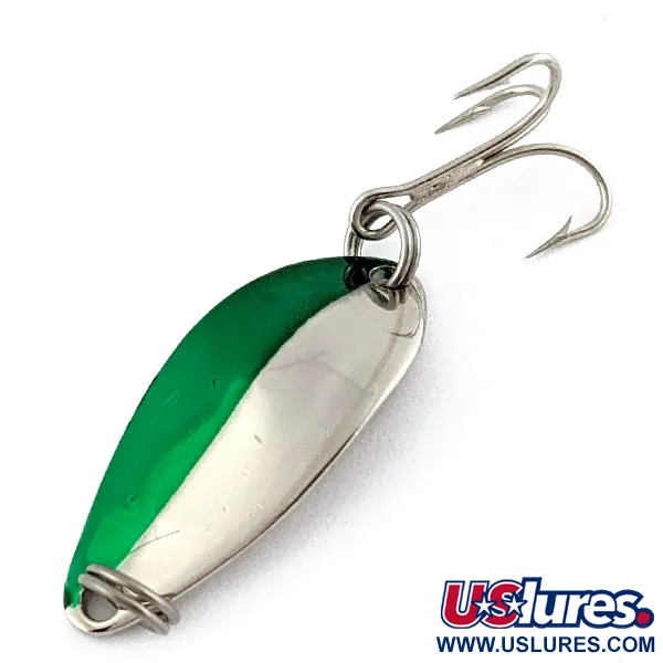 Acme Little Cleo, нікель/зелений, 3,5 г, блесна коливалка (колебалка) #18487