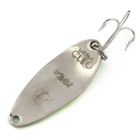 Acme Little Cleo, жовтий/зелений/нікель, 9 г, блесна коливалка (колебалка) #18501
