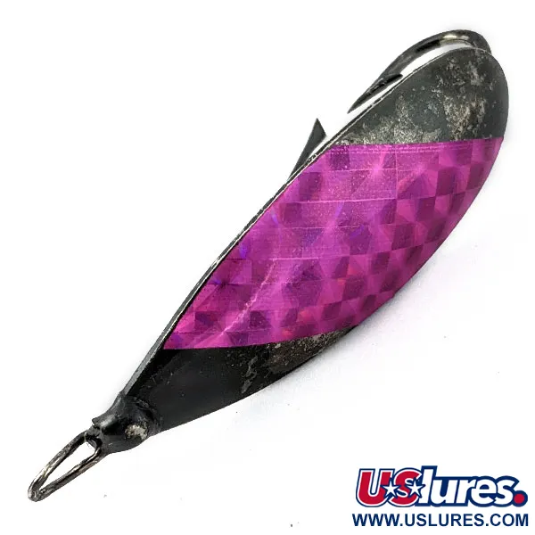  Незачіпляйка Johnson Silver Minnow, чорний/фіолетовий, 9 г, блесна коливалка (колебалка) #18512