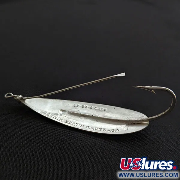  Незачіпляйка Johnson Silver Minnow, срібло/золото, 12 г, блесна коливалка (колебалка) #18516