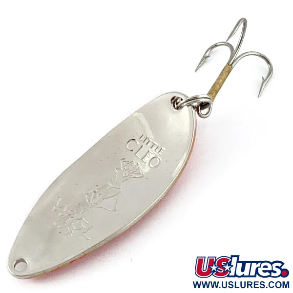 Seneca Little Cleo (Hula Girl), нікель/помаранчевий, 14 г, блесна коливалка (колебалка) #18537