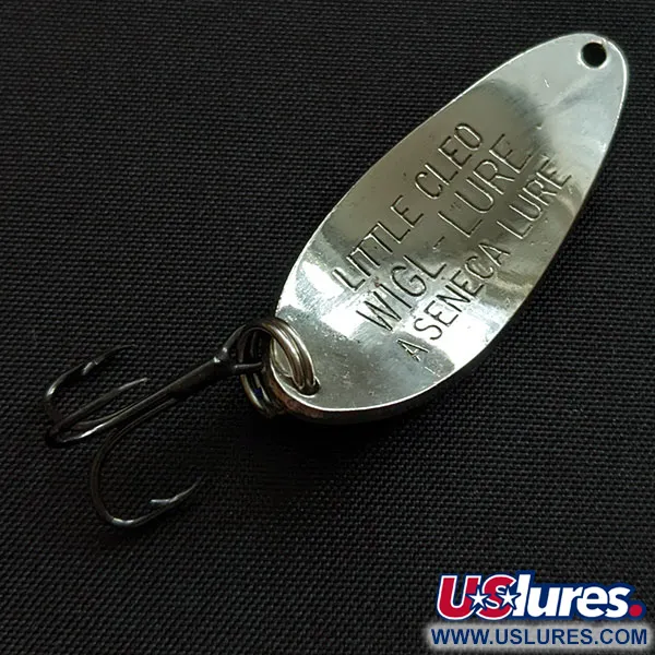Seneca Little Cleo, нікель/синій, 7 г, блесна коливалка (колебалка) #18551