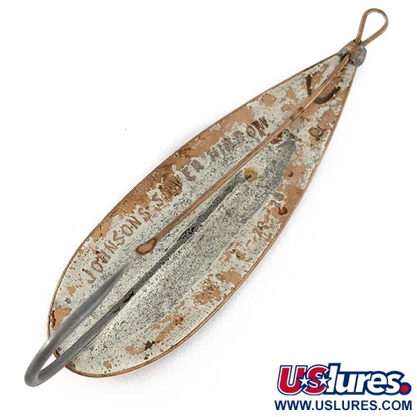   Незачіпляйка Johnson Silver Minnow, нікель/мідь/червоний, 12 г, блесна коливалка (колебалка) #18562