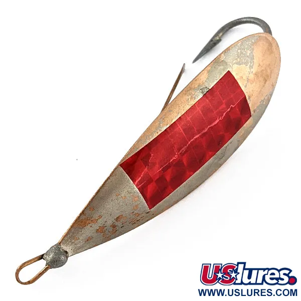   Незачіпляйка Johnson Silver Minnow, нікель/мідь/червоний, 12 г, блесна коливалка (колебалка) #18562