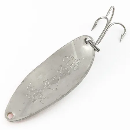 Seneca Little Cleo (Hula Girl), білий перламутр/оранжевий/нікель, 14 г, блесна коливалка (колебалка) #18564