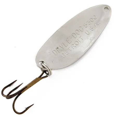 Eppinger Dardevle Devle-Dog 5300, нікель/голограма, 10 г, блесна коливалка (колебалка) #18566