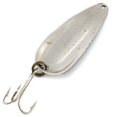 Nebco Aqua spoon, чорний/білий/нікель, 10 г, блесна коливалка (колебалка) #18574